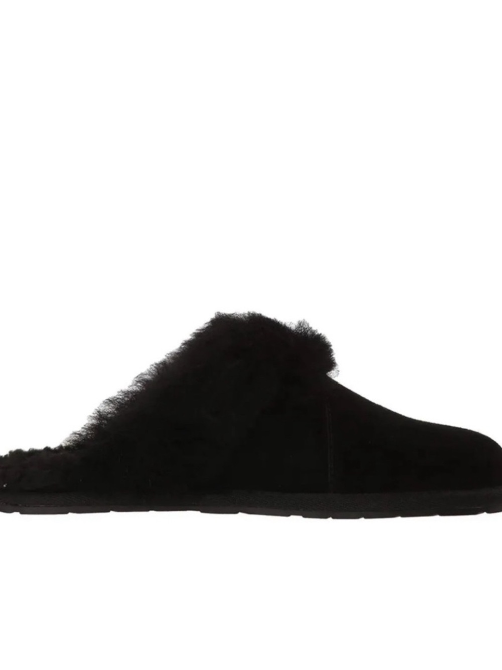 NWOT Koolaburra Black Shearling Clog Slippers - Picture 2 of 9